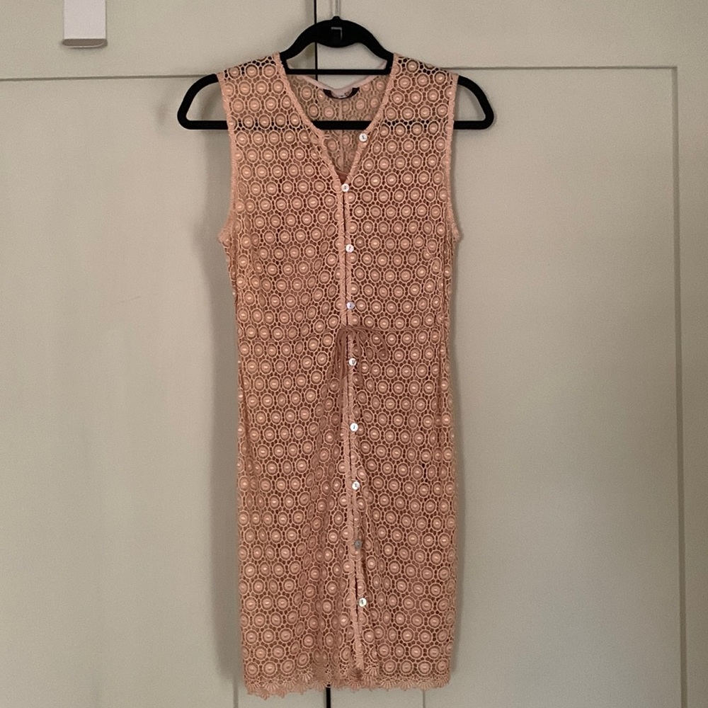 Marie Rozae Peach Dress